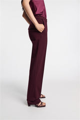 Burgundy Punto Milano Trousers