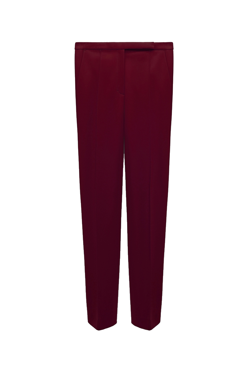 Burgundy Punto Milano Trousers