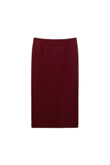 Burgundy Punto Milano Skirt