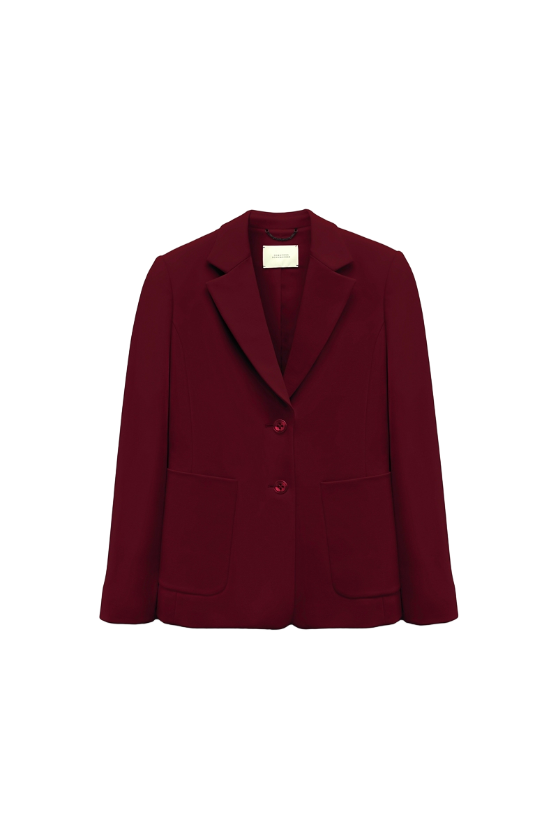 Burgundy Punto Milano Jacket