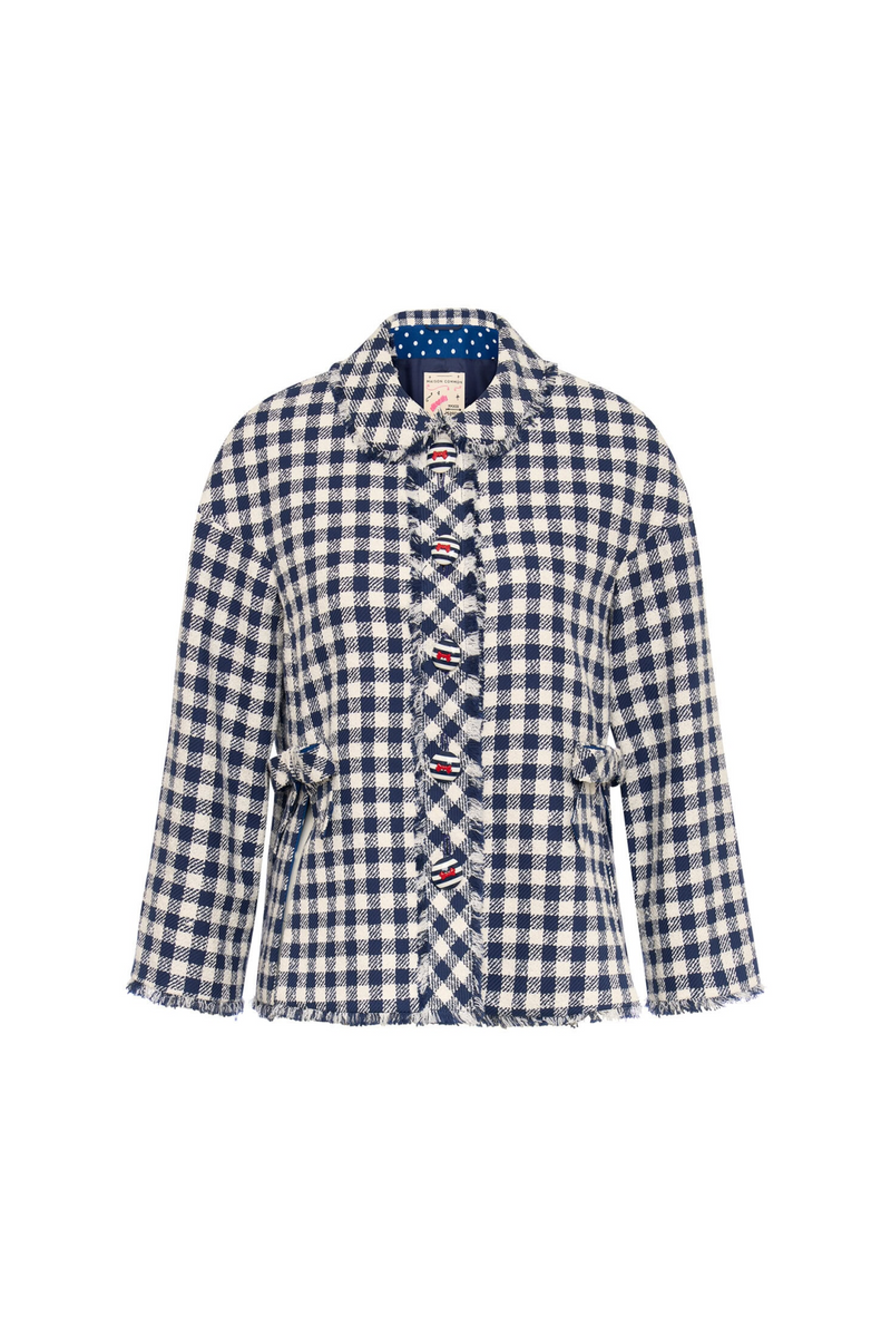 Gingham Swing Jacket