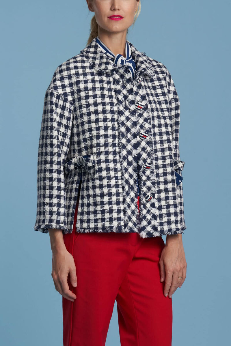 Gingham Swing Jacket