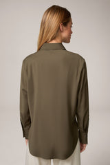 Olive Wool Shirt