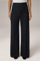 Denim Wide Leg Pants