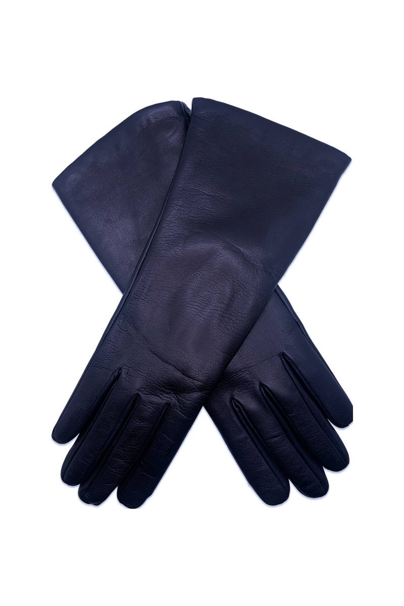 Navy Nappa Gloves