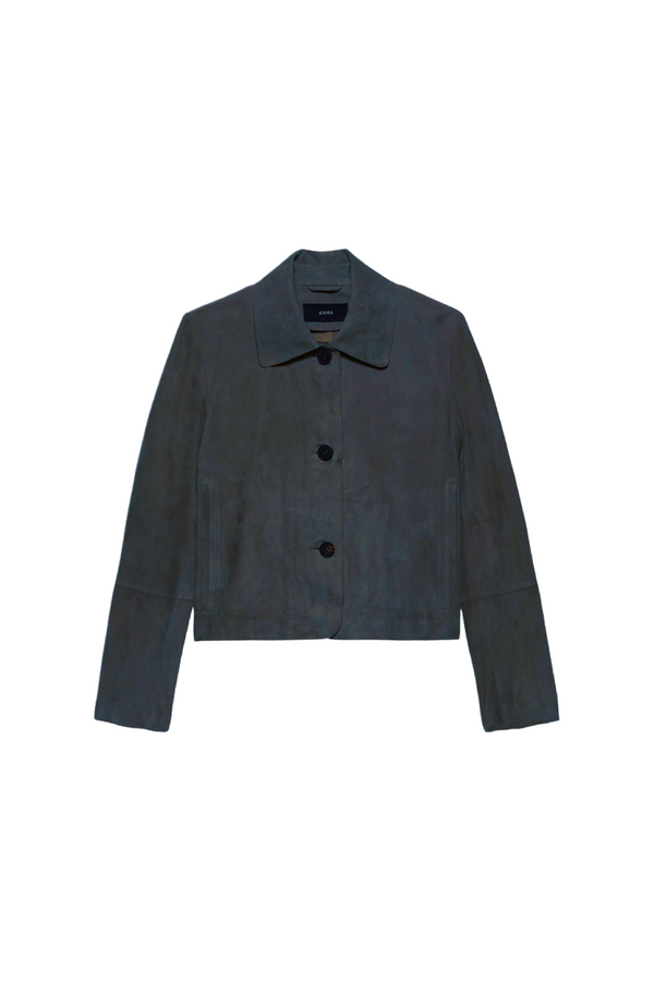 Anthracite Suede Jacket