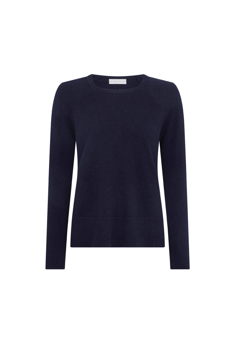 Navy Cashmere Sweater