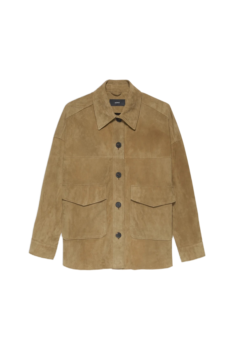 Olive Suede Jacket