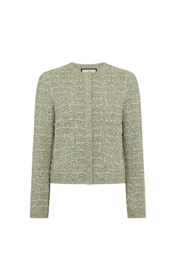 Green Sparkle Tweed Jacket