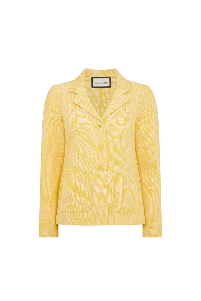 Citrus Wool Pique Blazer