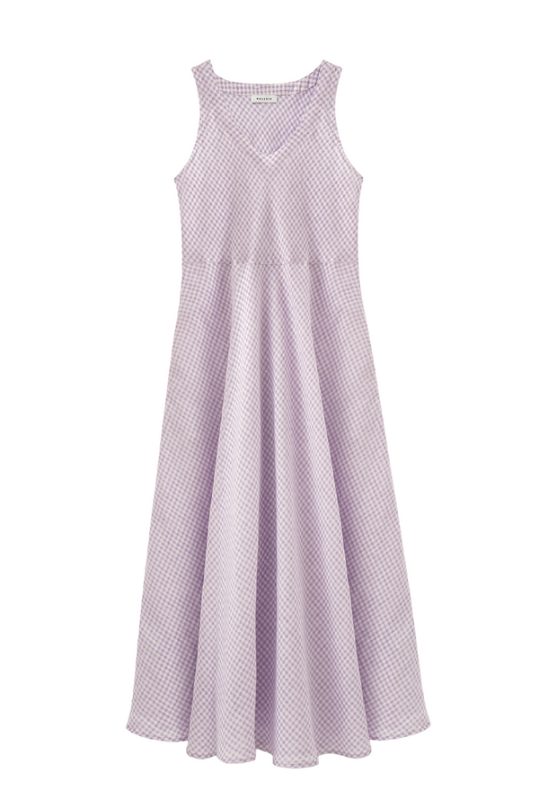 Lavender Gingham Dress