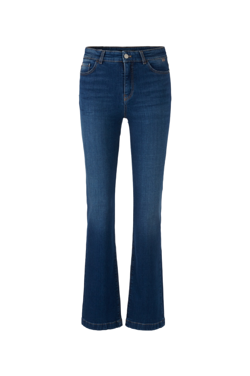 Denim Cotton Flared Jeans