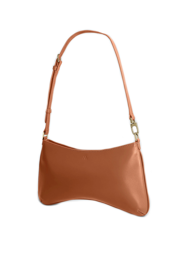 Cognac Slim Arch Bag