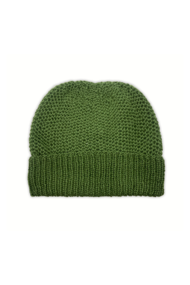 Leaf Waffle Knit Reversible Hat