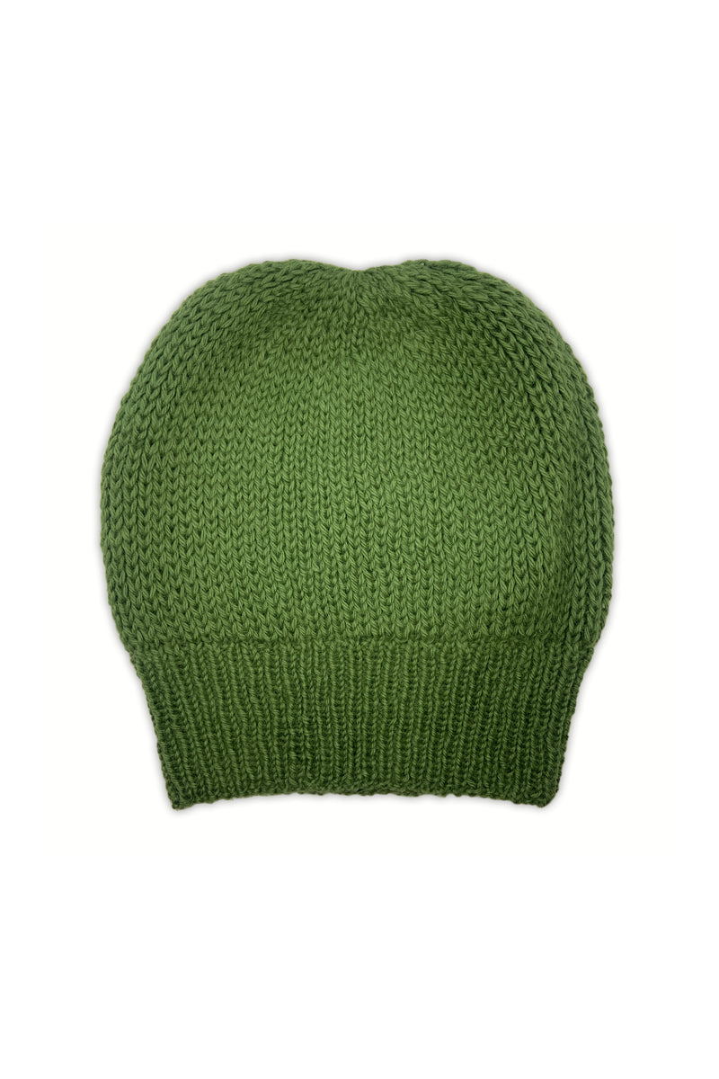 Leaf Waffle Knit Reversible Hat