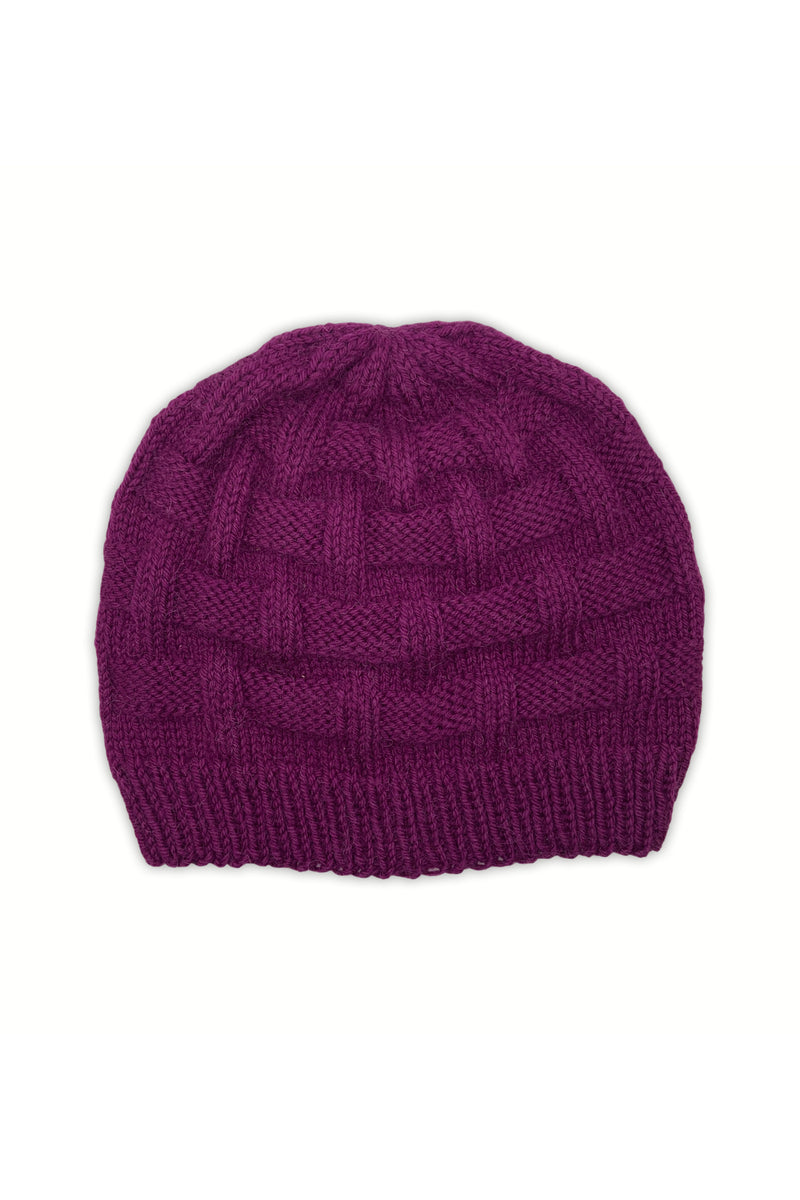 Fuchsia Woven Hat