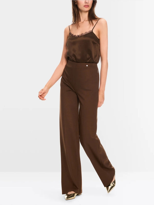 Chocolate Fluid Trousers