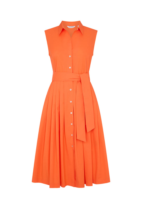 Orange Cotton Dress