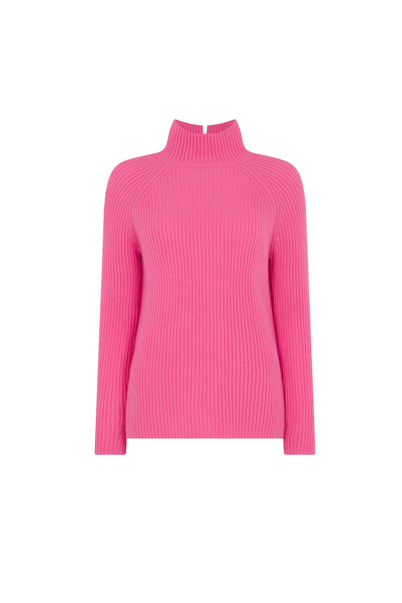 Bubblegum Turtle Neck Sweater