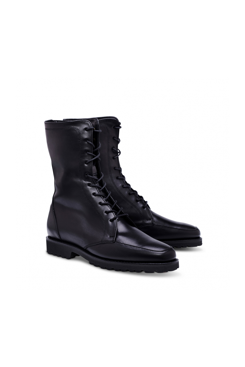 Black Leather Boot